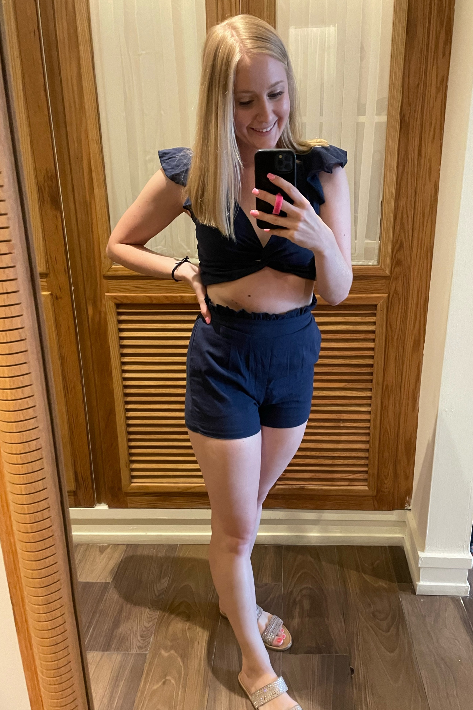Navy two piece set #shein 🖤

#LTKunder50 #LTKtravel #LTKSeasonal