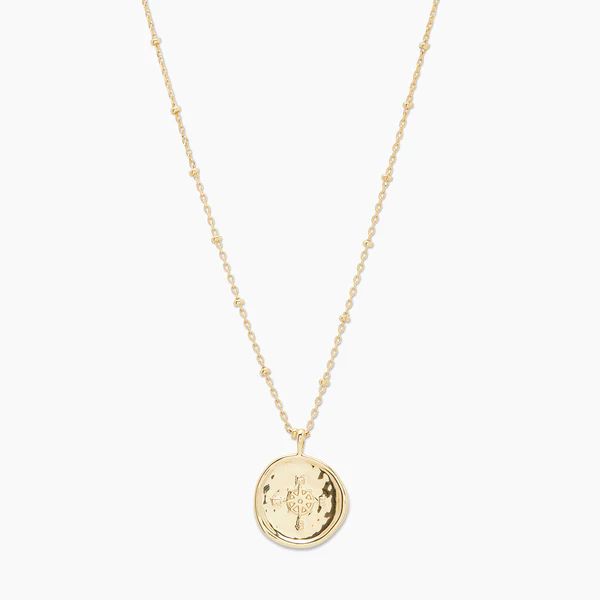 Compass Coin Necklace | Gorjana