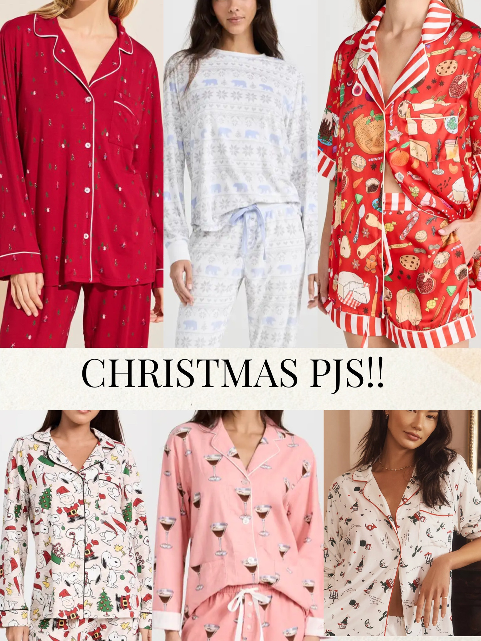 Linking some of my favorite Christmas pajamas I’ve seen! I buy my whole family a set every year and it’s the easiest/cutest gift that never misses 🎄❤️ #eberjey

#LTKCyberWeek #LTKGiftGuide #LTKHoliday