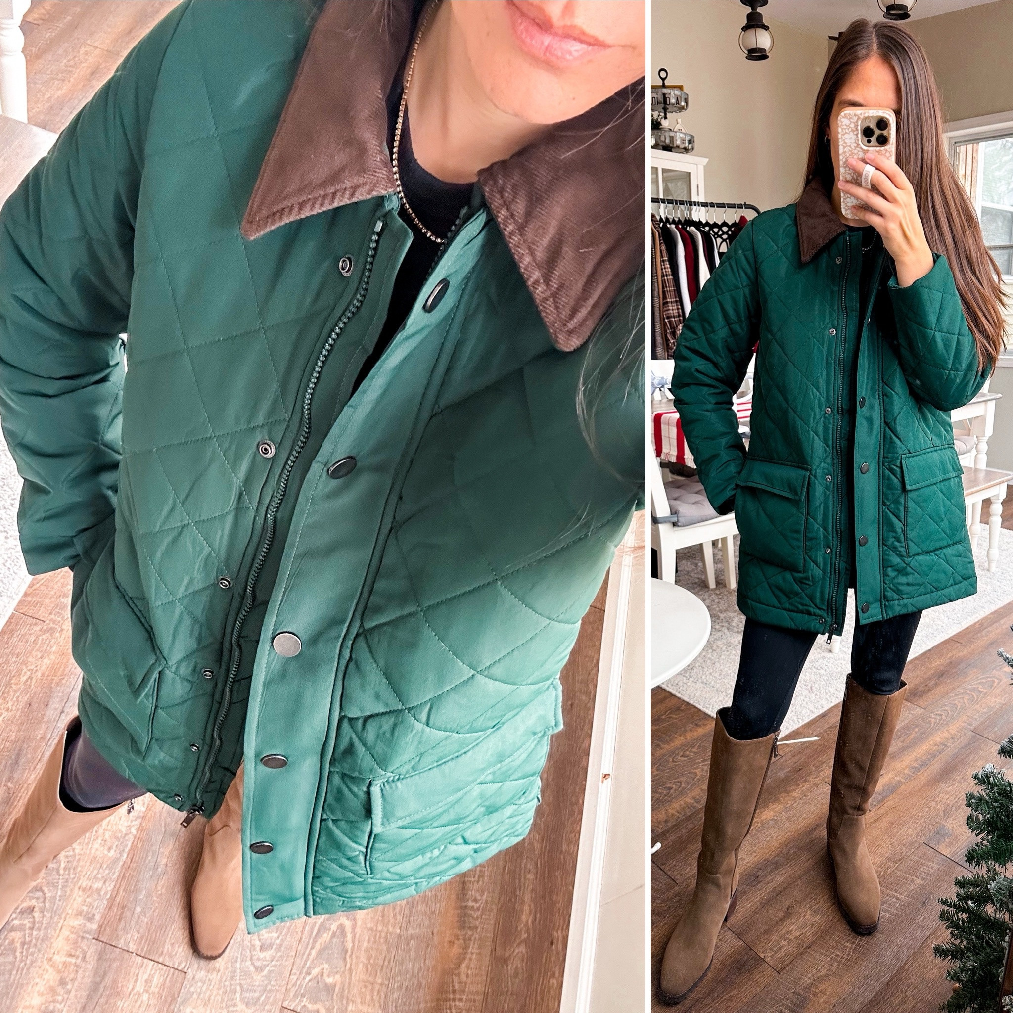 The viral Walmart barn jacket! So good! Wearing size small 
Leggings small short 
Boots tts 

#LTKFindsUnder50 #LTKStyleTip #LTKFindsUnder100
