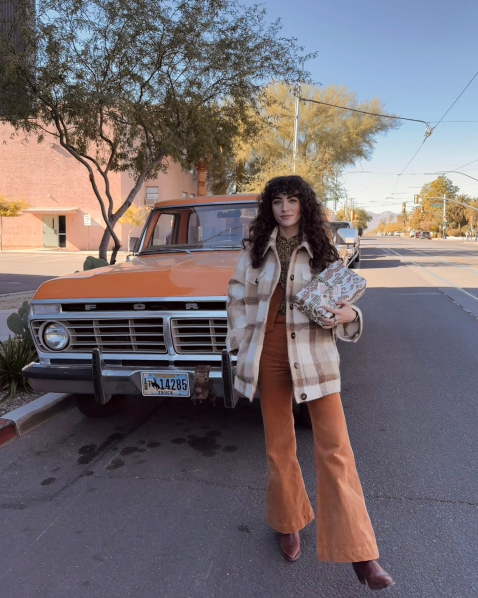 The ultimate fall outfit: cord flares and a plaid coat - linking + similar below! 🍁🤎🍂

Fall outfit idea 

#LTKStyleTip #LTKSeasonal