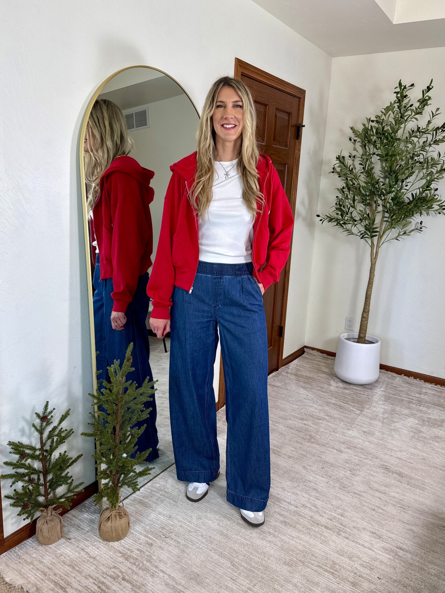 Wearing my true size m/8 tall in all except sized down one in zip up to small tall. 

Viral pull on jeans now in tall sizes. This denim is thin and very comfortable and soft! 

Wearing my true medium tall in all 

Tall size little black dresses are perfect styles to have on hand for your next event, holiday or New Year’s party! Sweater dresses, denim rhinestone mini dress, velvet dress, lace dress 

@gap
#howyouweargap #gappartner

#LTKTall #LTKMidsize #LTKSaleAlert