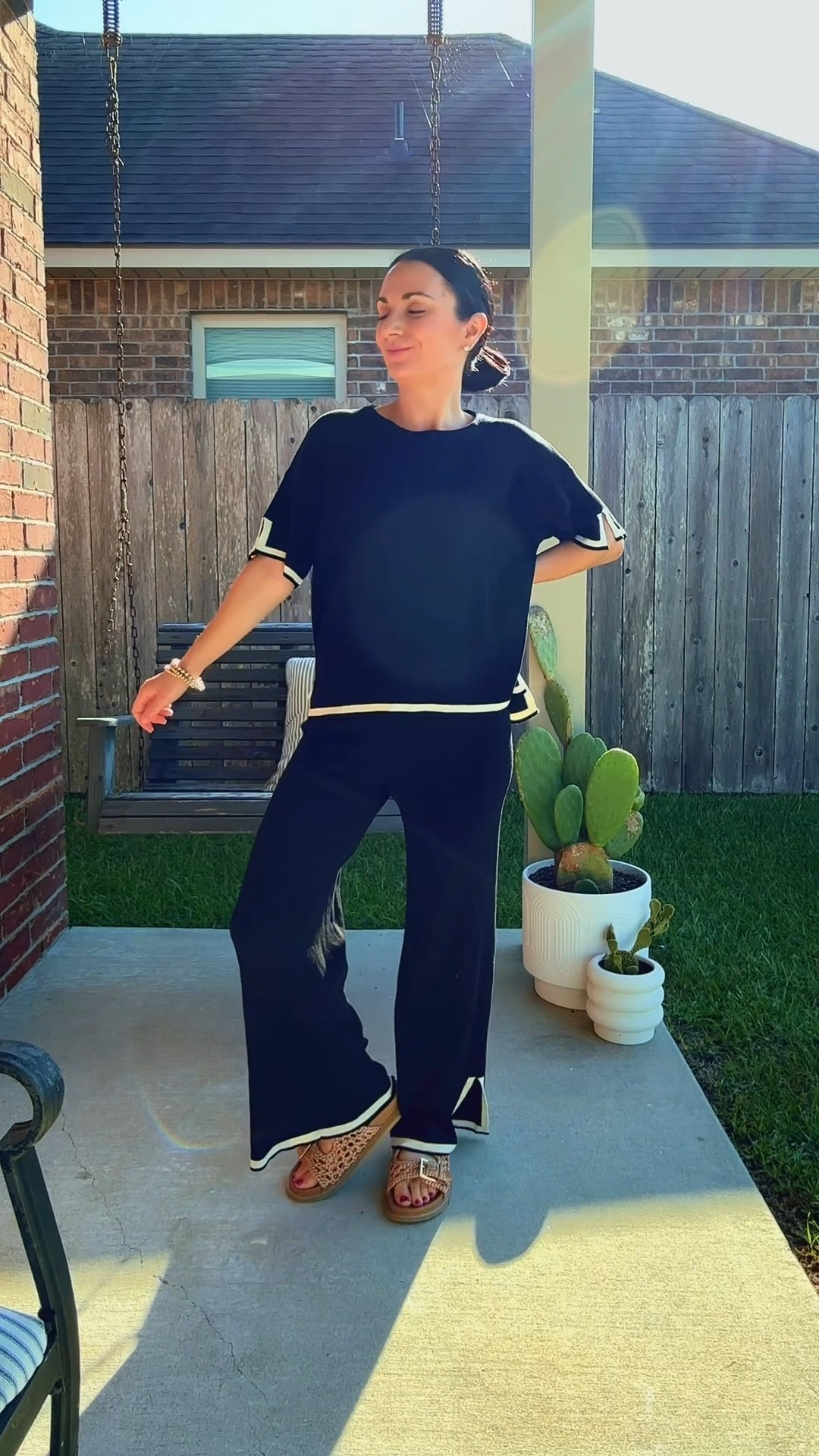 Perfect comfortable matching set to throw on and feel dressed up  

#LTKStyleTip #LTKPetite #LTKFindsUnder50