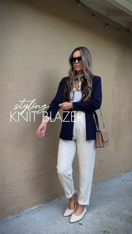 Navy knit blazer is true to size / wearing sz small
Also in black and gray

I’m 5’5” 122 lbs 
Nude pointy flats are comfy! True to size 


Fall fashion fall outfits fall outfit fashion over 40 fashion over 50 minimalistic style mom fashion 


#LTKover40 #LTKVideo #LTKSeasonal