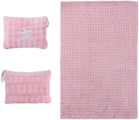 Travel Blanket and Pillow-2-in-1, Ultra-Soft&Compact, Airplane Blanket with Hand Luggage Belt and... | Amazon (US)