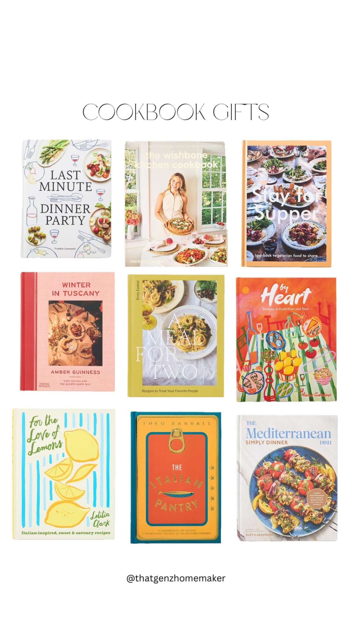 cookbook gifts - gifts for your friend who loves to cook and bake!



#LTKGiftGuide #LTKHoliday #LTKFindsUnder50
