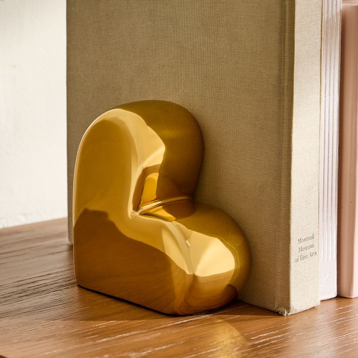 Heart-Shaped Bookends | West Elm (US)