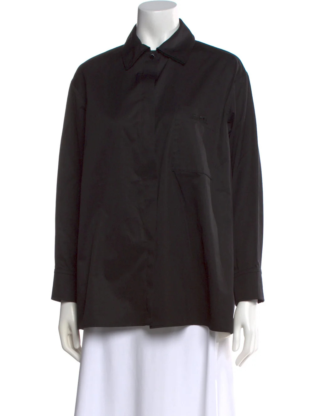 Long Sleeve Button-Up Top | The RealReal