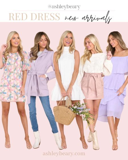 New Red Dress Spring Summer Arrivals 💗 

Purple dress
Floral dress
White dress 

#LTKunder100 #LTKSeasonal #LTKstyletip
