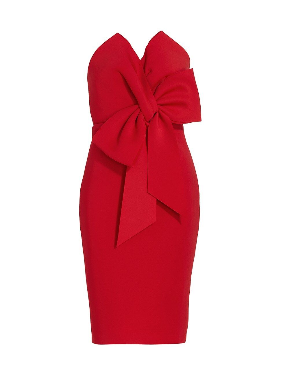 Women's All Scuba Strapless Dress - Red - Size 2 | Saks Fifth Avenue
