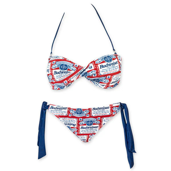 Budweiser Women's Twist Top Bikini | Bed Bath & Beyond
