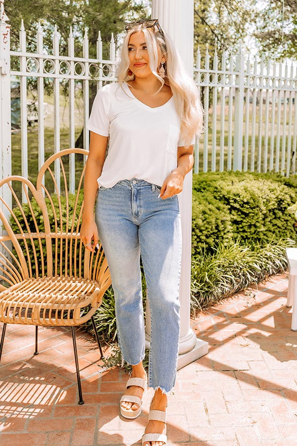 The Pippin High Waist Straight Leg Jean • Impressions Online Boutique | Impressions Online Boutique