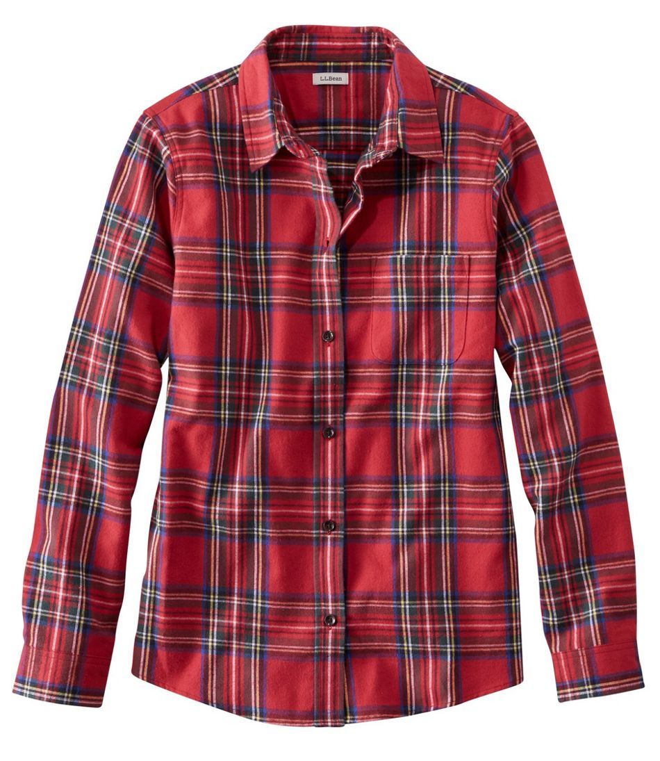 Women's Scotch Plaid Flannel Shirt, Relaxed | L.L. Bean