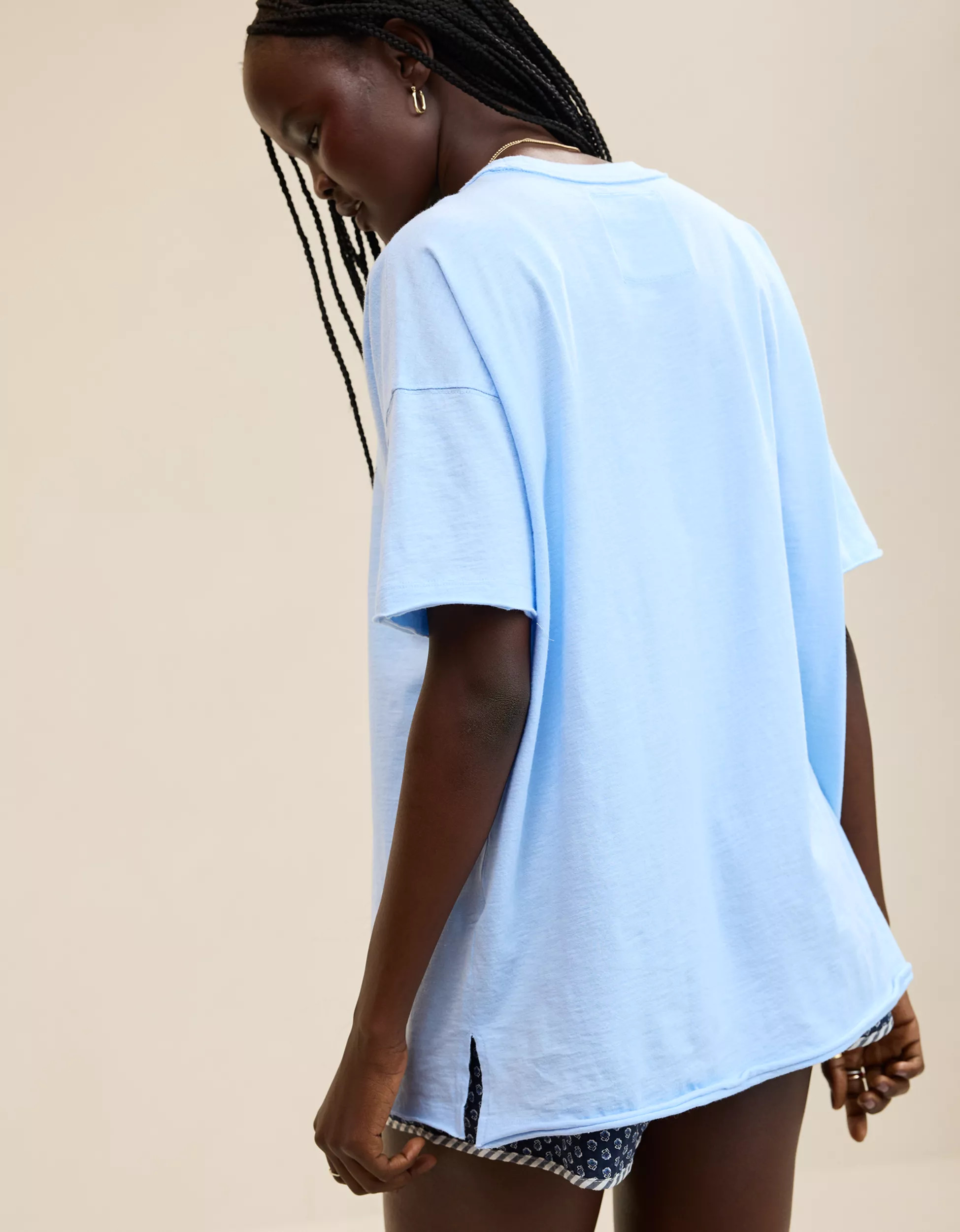 Aerie Oversized Crew Boyfriend T-Shirt | Aerie