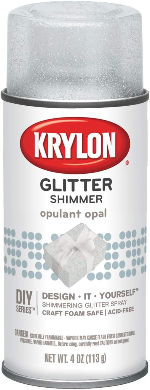 Krylon I00407000 Opulent Opal Glitter Shimmer Spray, 4 ounces | Amazon (US)