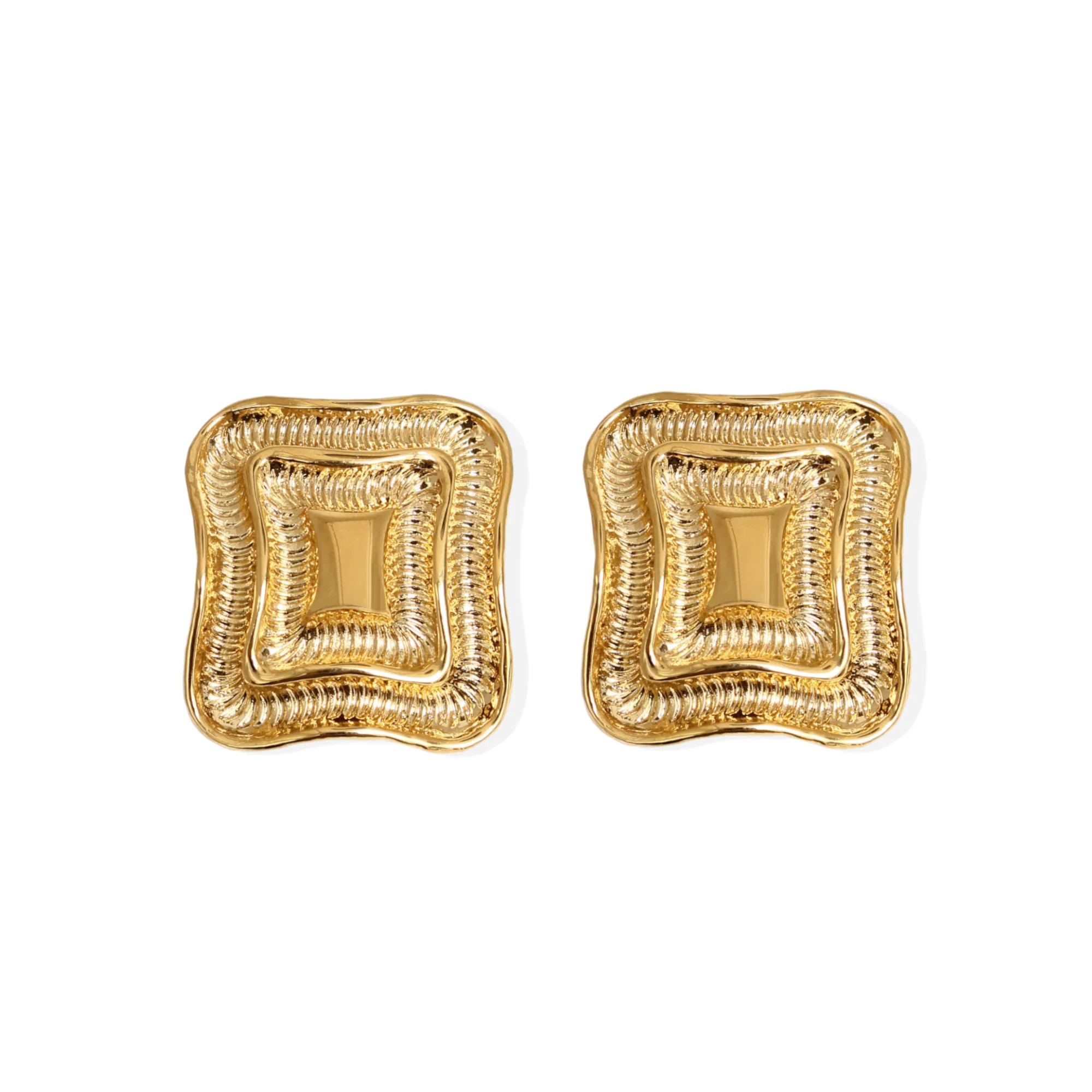 WAVE Earrings - Gold | By Alona