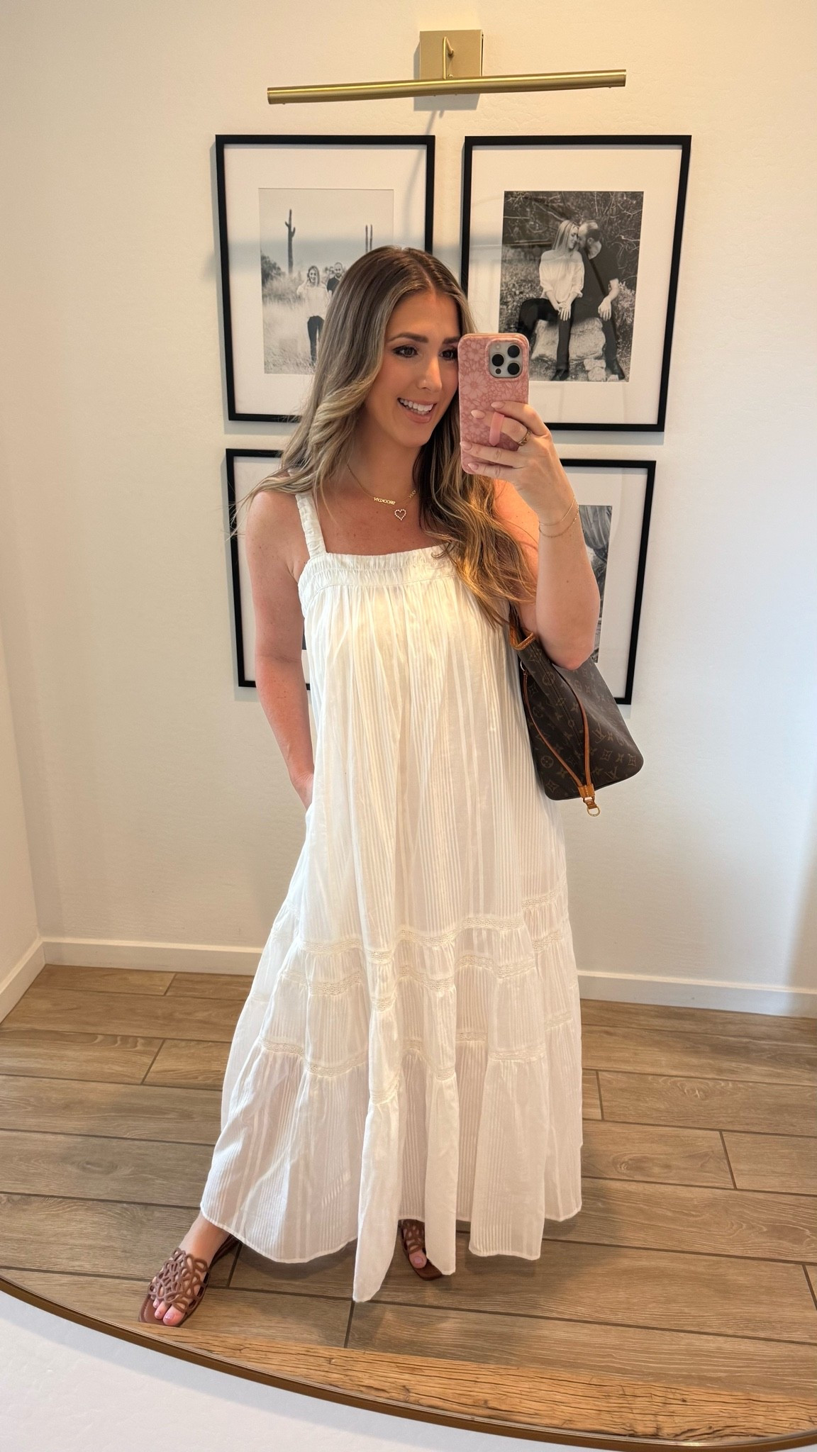 My nsale shopping ootd!

White dress
Neutral sandals 
Summer outfit

#LTKootd