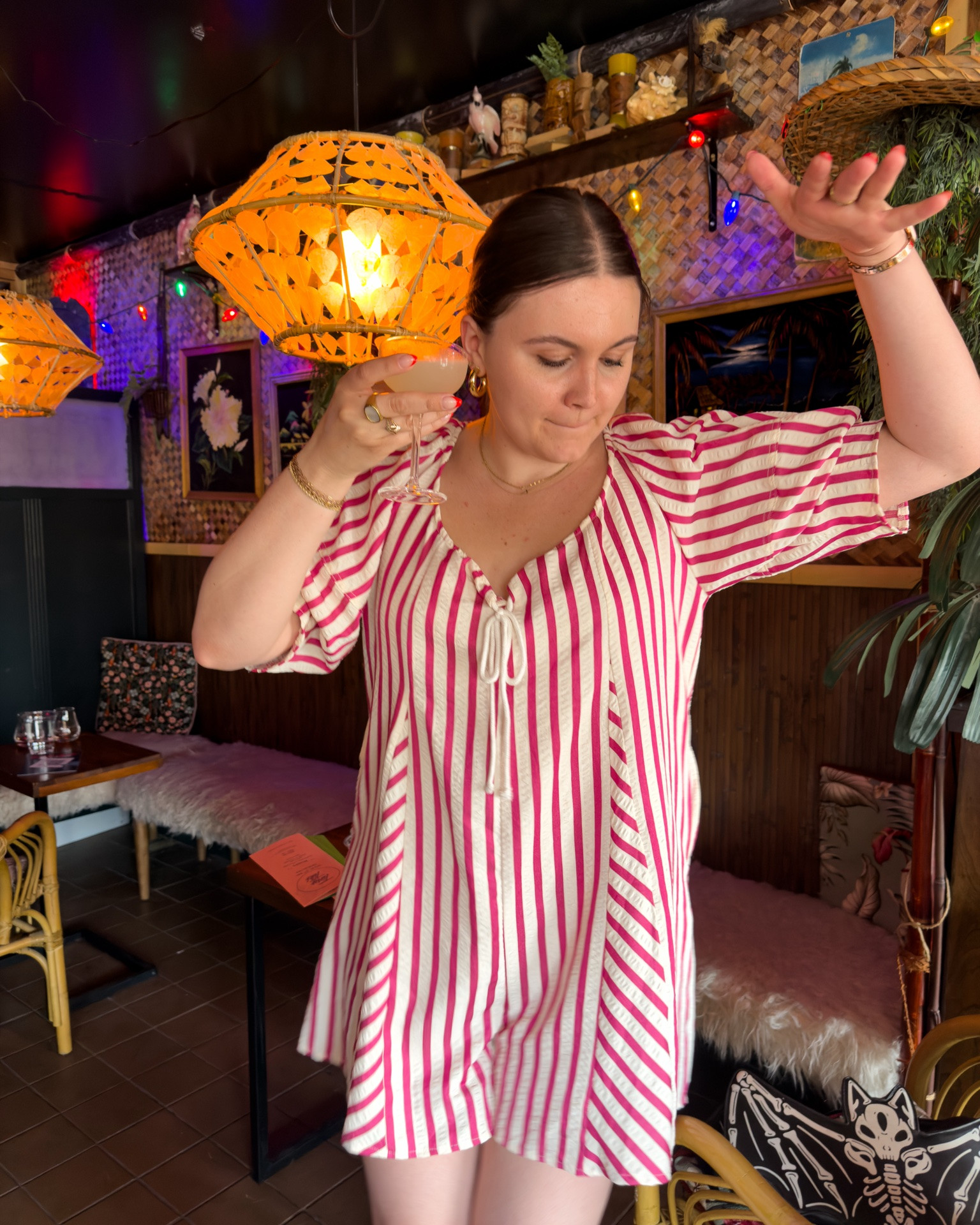 Went to my first rum tasting, had a ball! Wore my fave little romper that gave me the nickname Waldo by my date 🤣

I’m wearing a L romper

#LTKootd #LTKMidsize #LTKstorytime