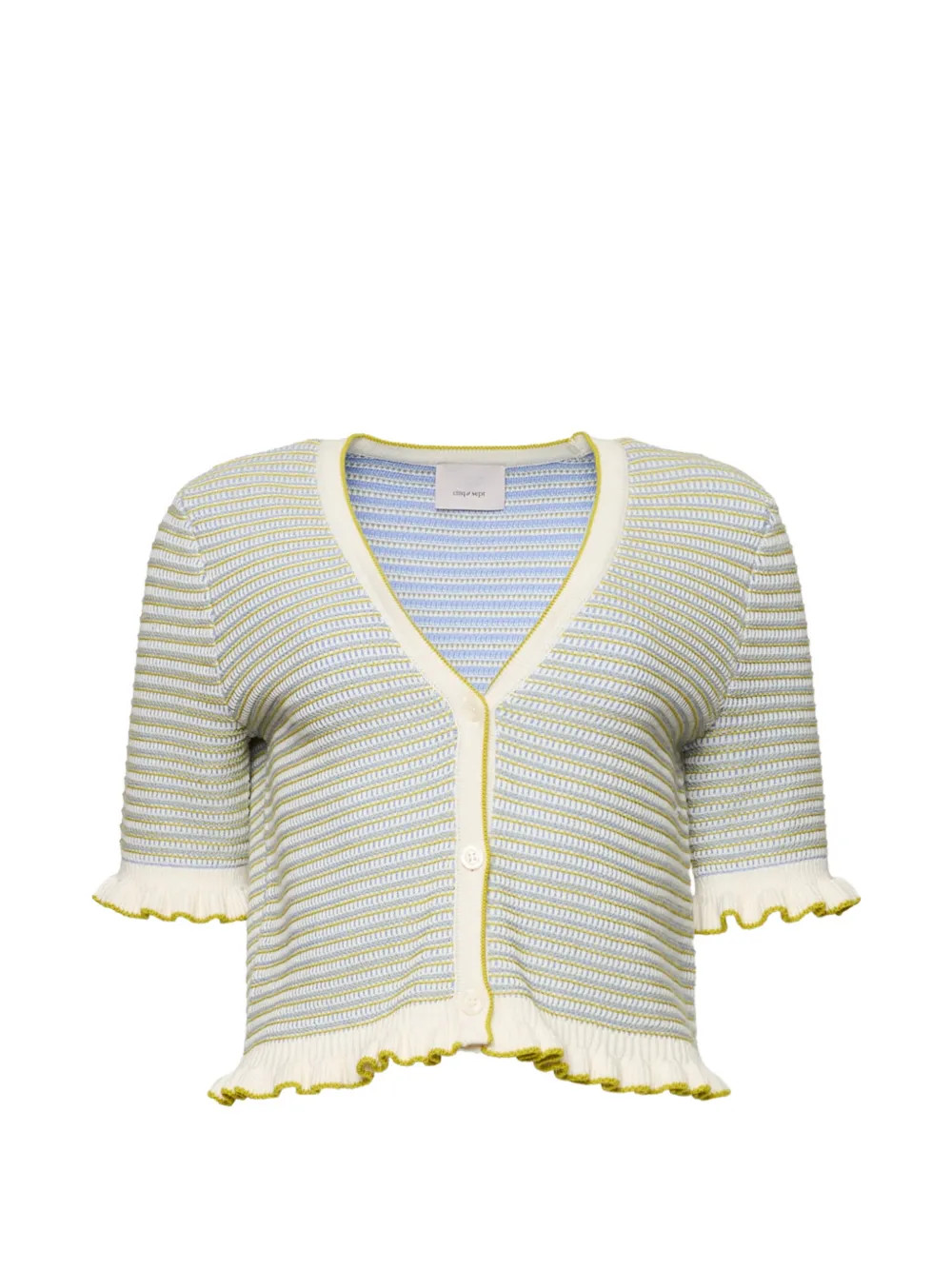 Clem ruffled cardigan | Farfetch Global