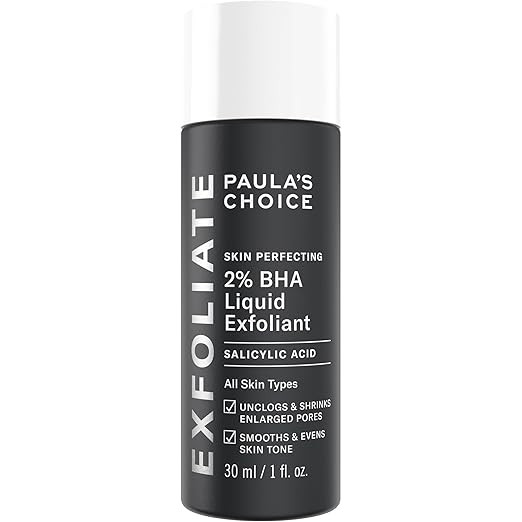 Paula's Choice SKIN PERFECTING 2% BHA Liquid Salicylic Acid Exfoliant-Facial Exfoliant for Blackh... | Amazon (US)