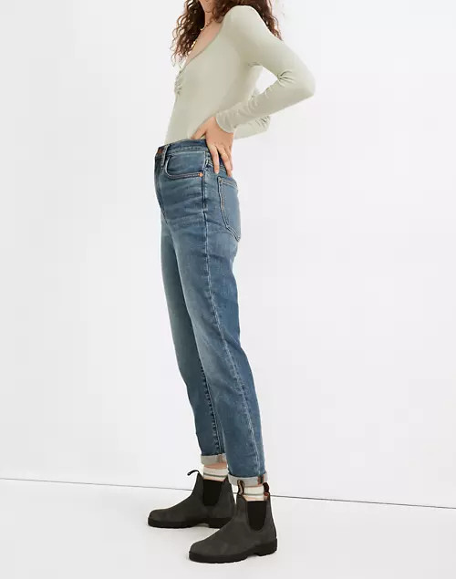 The High-Rise Slim Boyjean in Carroll Wash: Instacozy Edition | Madewell
