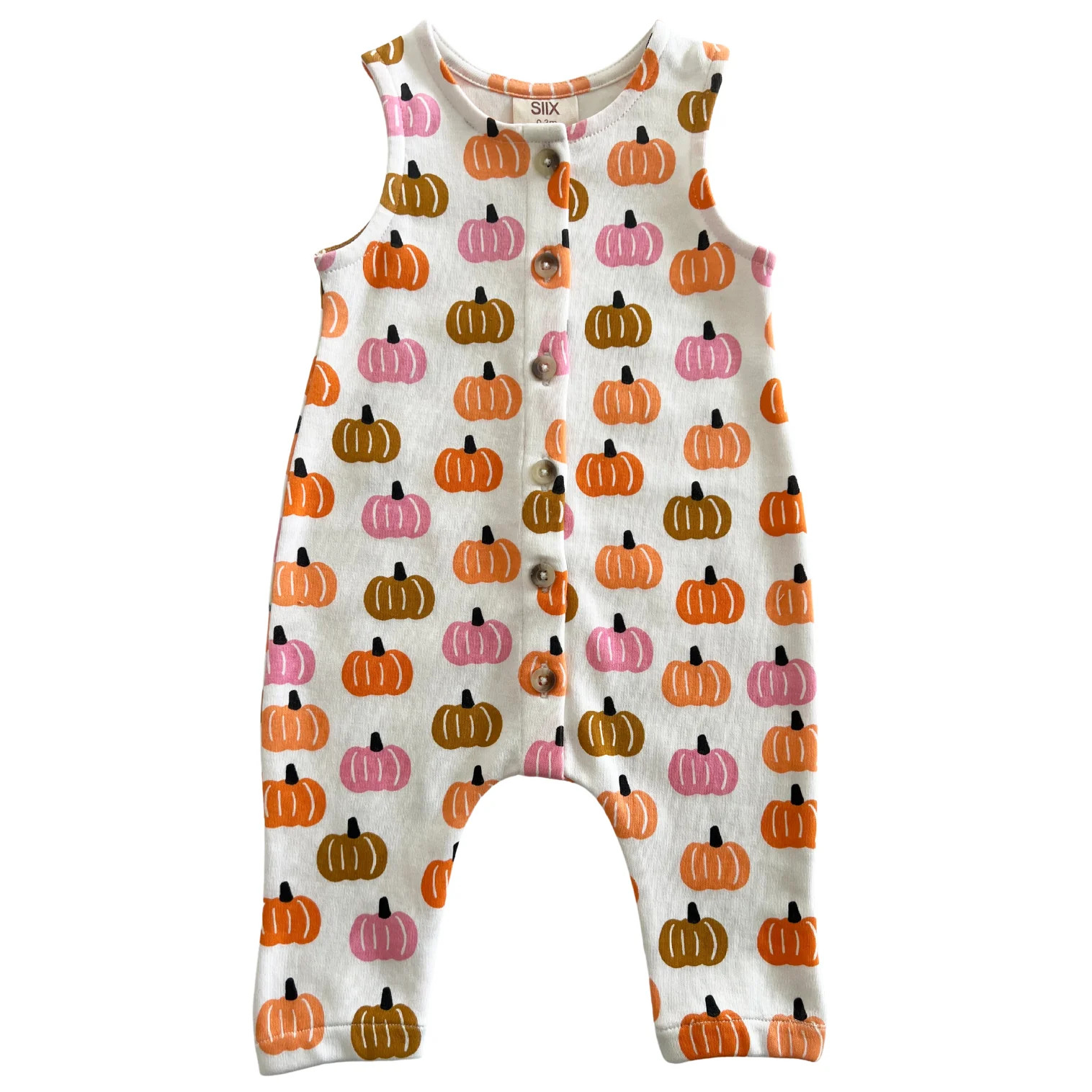 Pink Pumpkin Patch / Organic Bay Jumpsuit | SpearmintLOVE