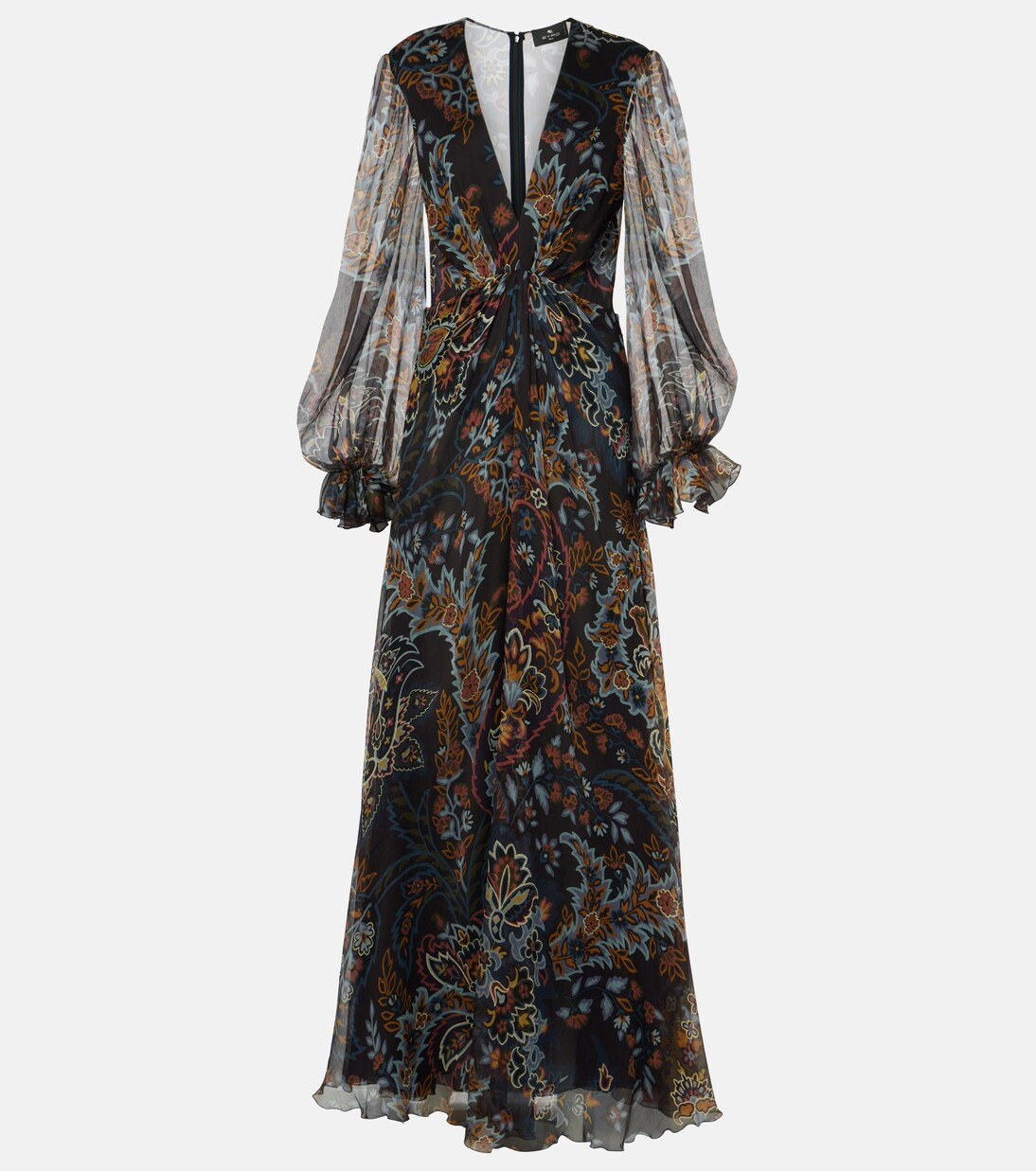 Printed silk gown | Mytheresa (US/CA)