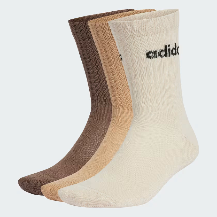 Linear Crew Cushioned Socks 3 Pairs | adidas (UK)