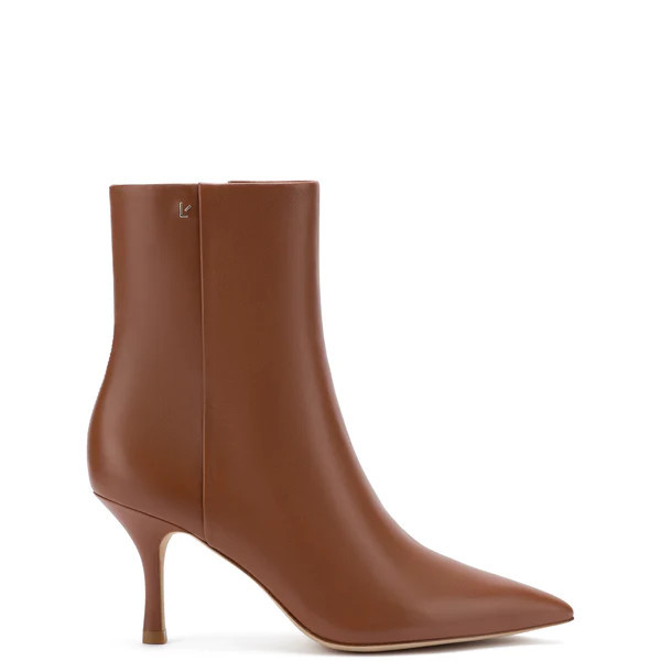 Mini Kate Boot In Caramel Leather | Larroude