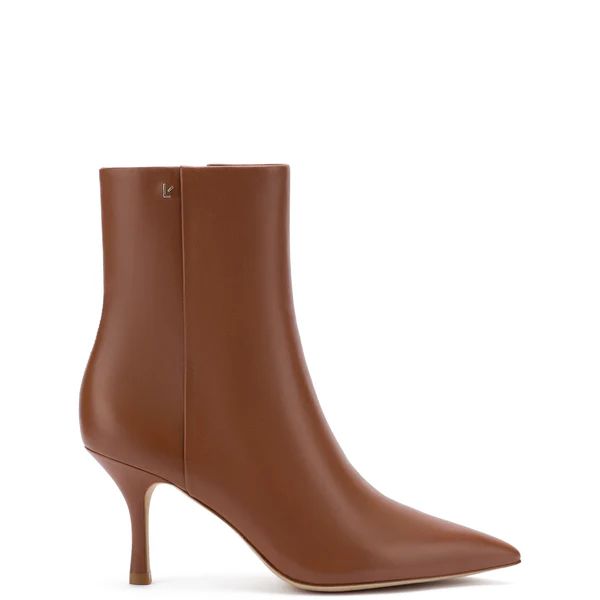 Mini Kate Boot In Caramel Leather | Larroude
