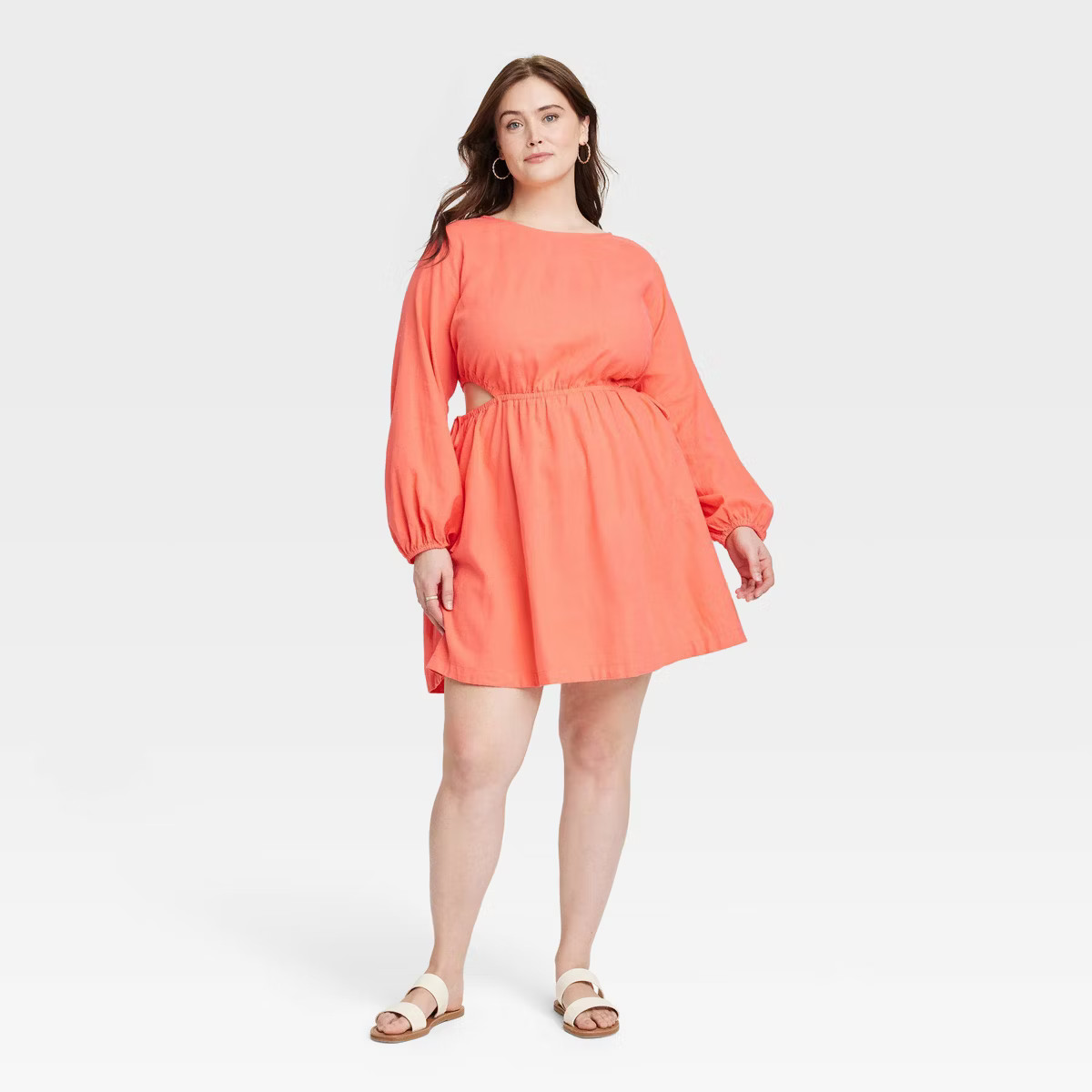 Women's Balloon Long Sleeve Mini A-Line Dress - Universal Thread™ | Target