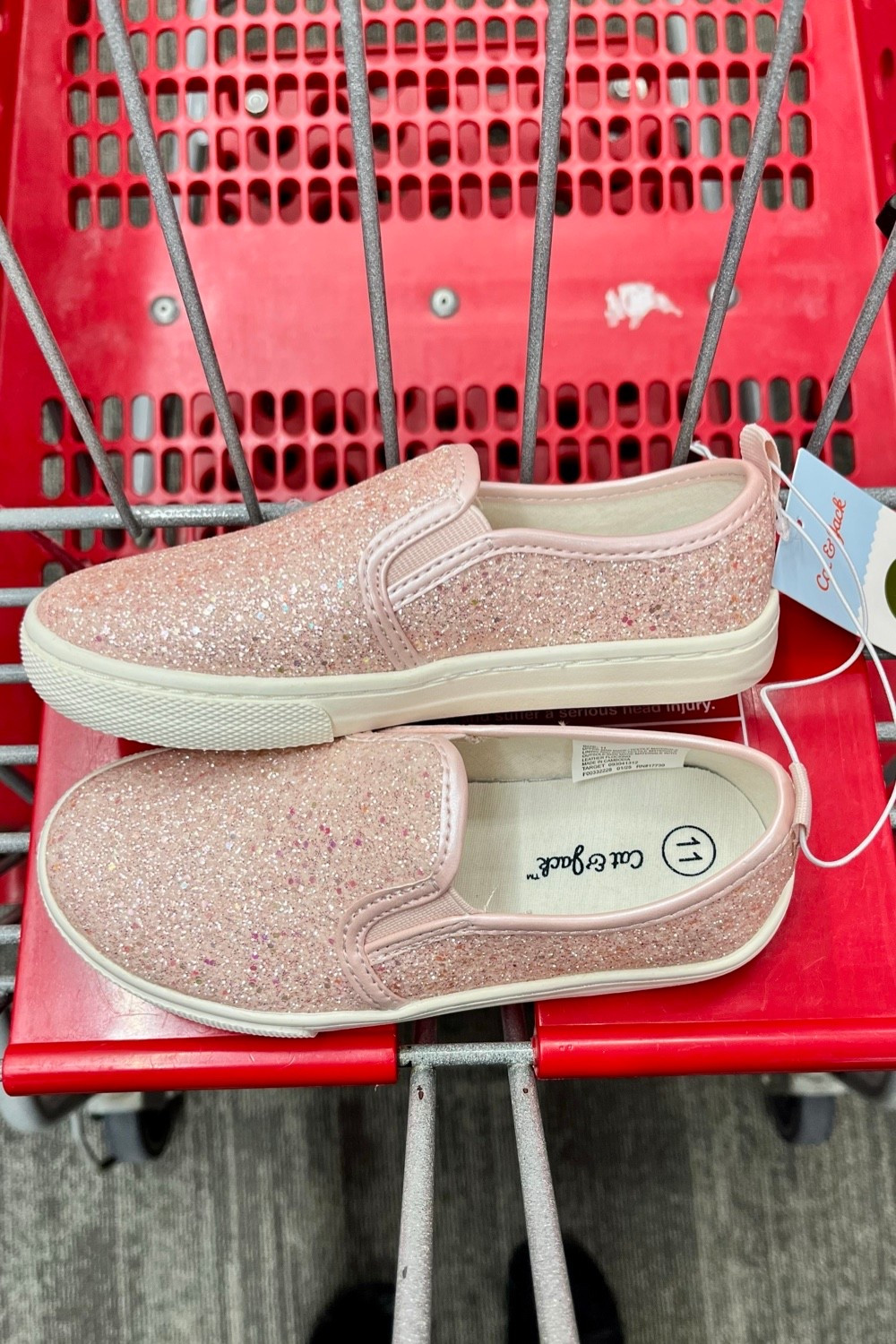 These pink sparkle toddler sneakers at Target would be so cute for flower girls at a dressy casual wedding. 

For a more formal wedding, have her change out of more fancy shoes once you get to the reception. 

#LTKWedding #LTKSeasonal