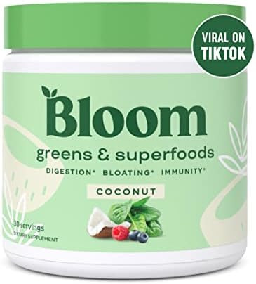Bloom Nutrition Green Superfood | Super Greens Powder Juice & Smoothie Mix | Complete Whole Foods... | Amazon (US)