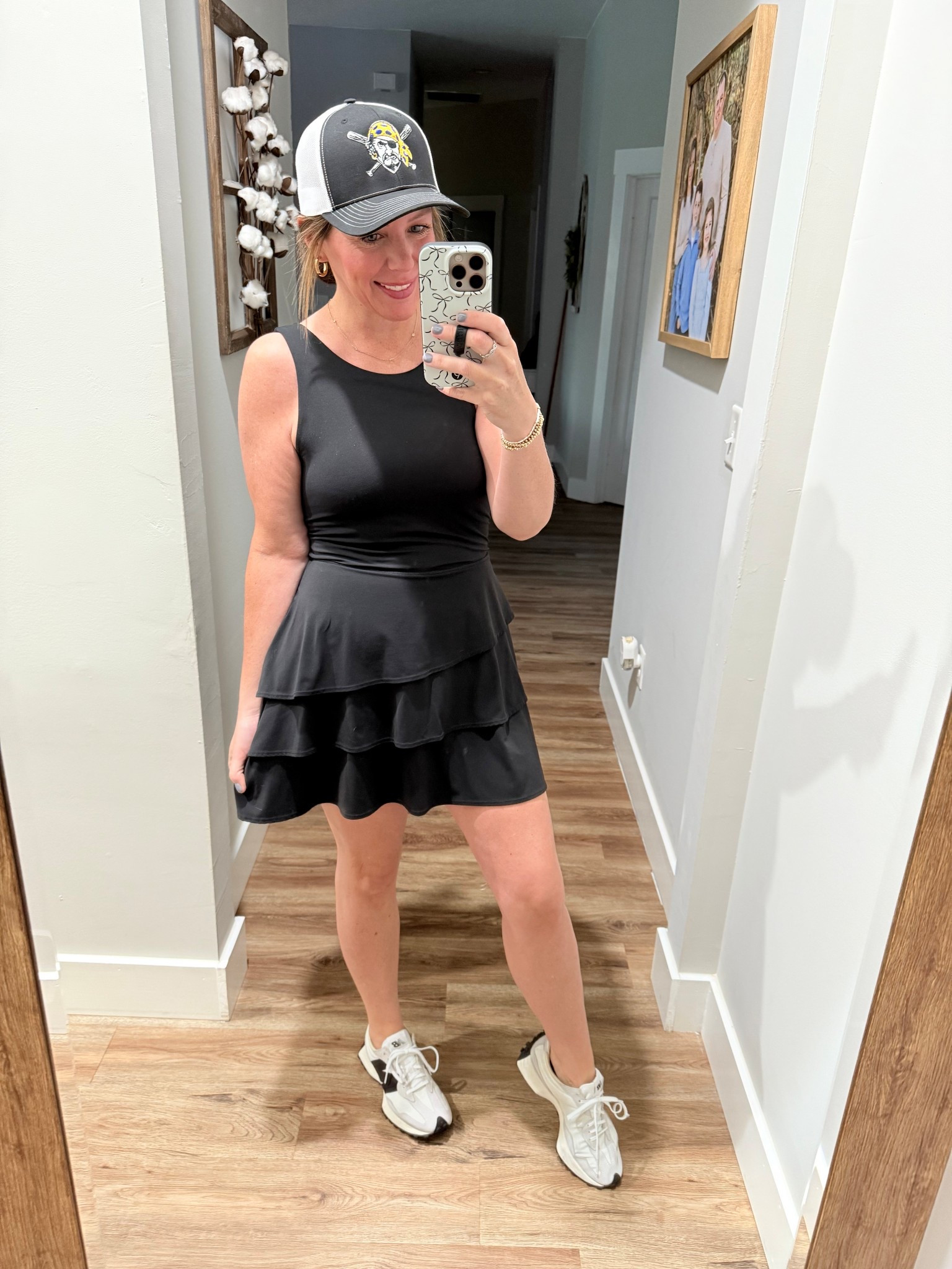 Ootd baseball mom edition. 
Dress/romper: target (M) 
Shoes: new balance (8.5)
Bracelets: enewton 
Hat: pirates baseball 

Baseball mom, sports mom, activewear, sporty, active, lounge 

#LTKActive #LTKFindsUnder50 #LTKMidsize