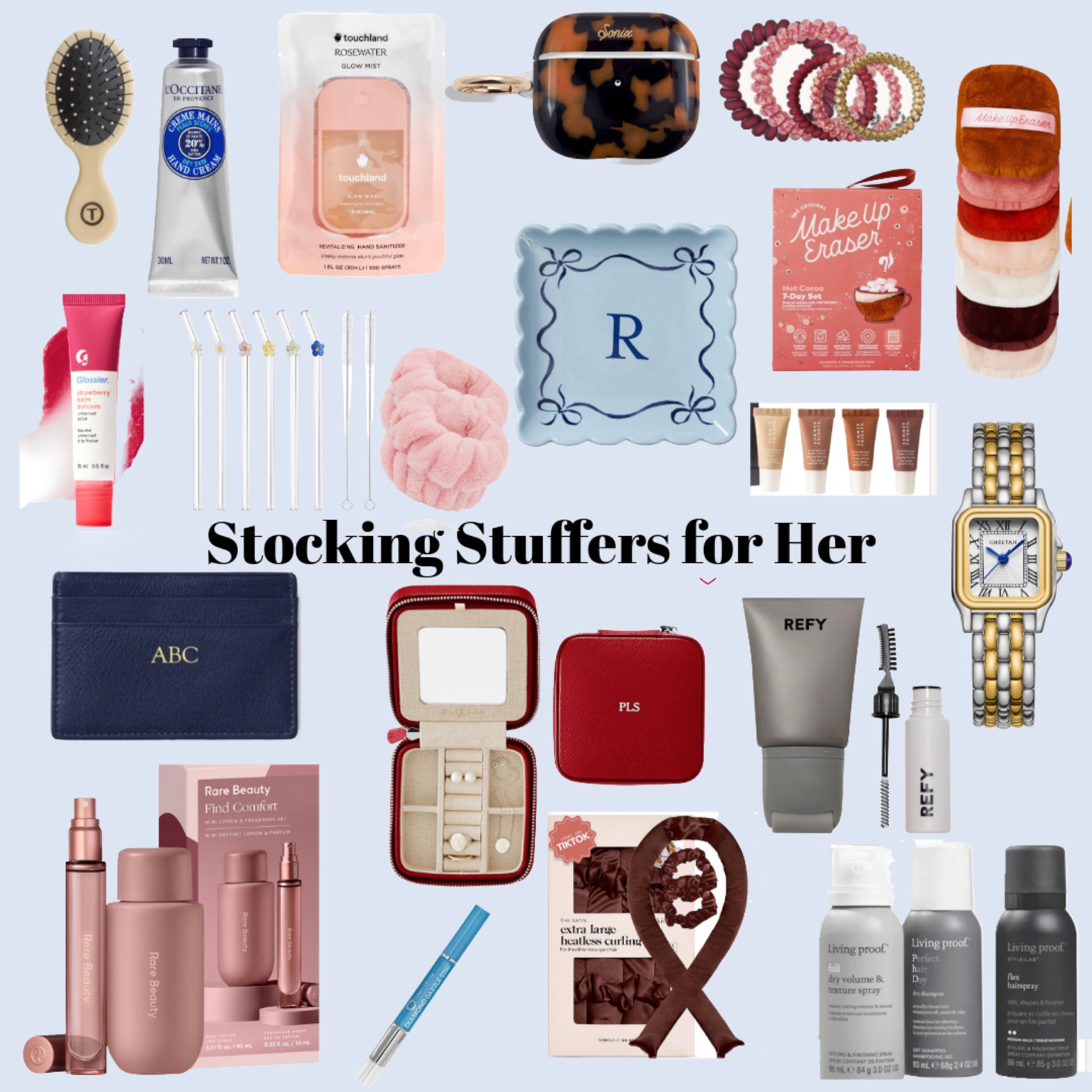 Lots of great options for stocking stuffers she will actually use 💖 #stockingstuffersforher #stockingstuffs #giftsforher #giftguide 

#LTKFindsUnder50 #LTKHoliday #LTKGiftGuide