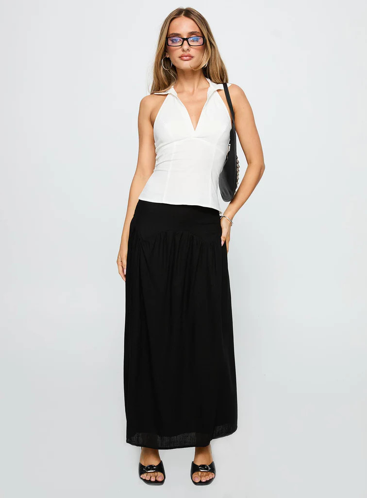 Human Nurture Maxi Skirt Black | Princess Polly US