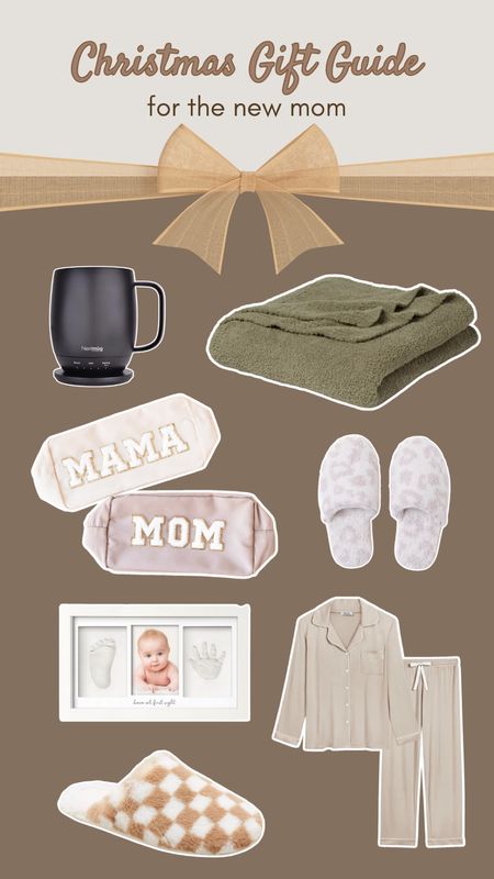Christmas gift guide for the new mom / comfy blanket / cozy slippers / temperature controlled mug / gifts for new moms 🎄🤍

#LTKGiftGuide #LTKbump #LTKfamily