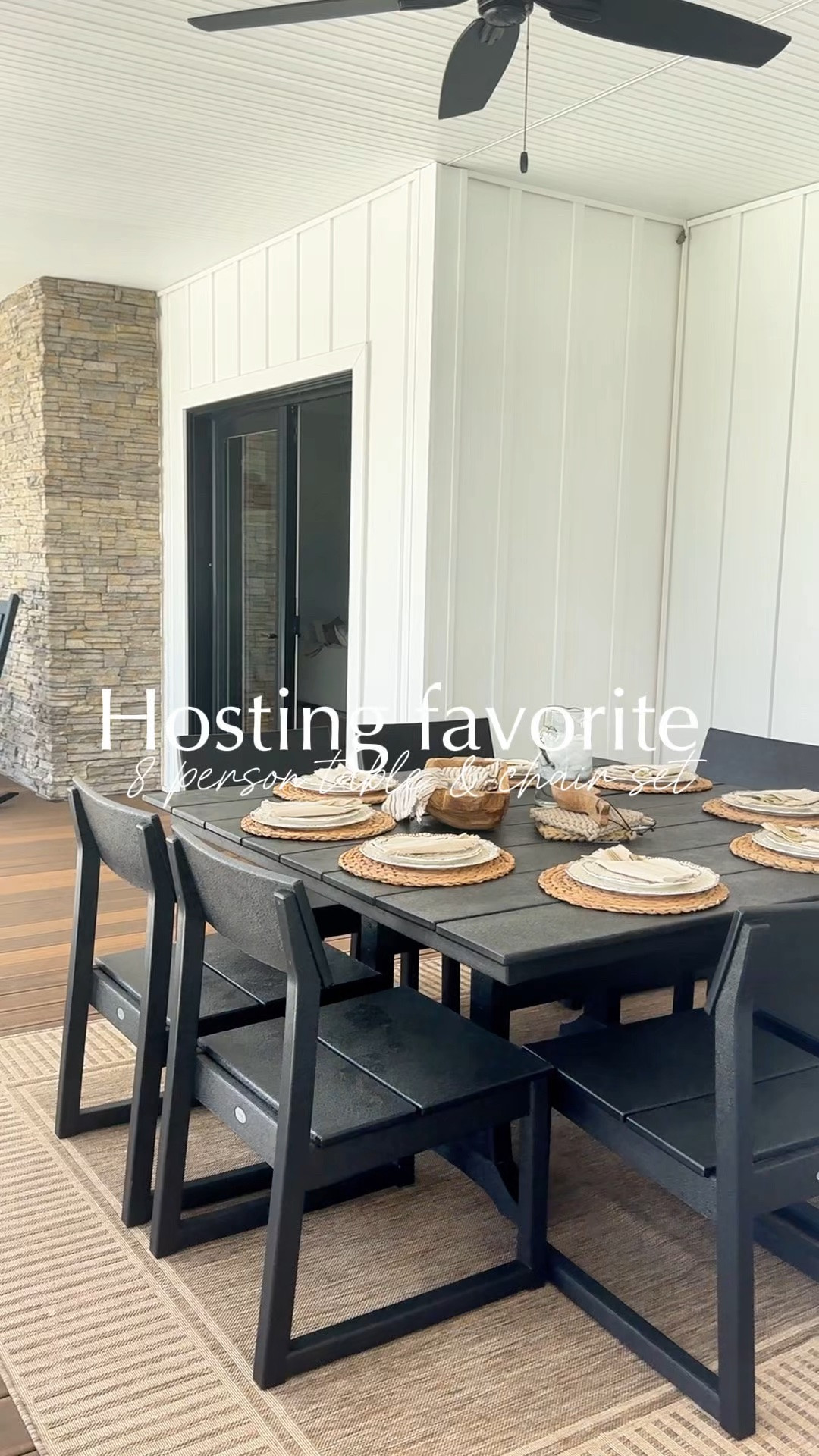 This 8 person outdoor dining set is perfect for hosting and it’s all weather so we leave it out during the winters too!

#LTKHome #LTKSaleAlert