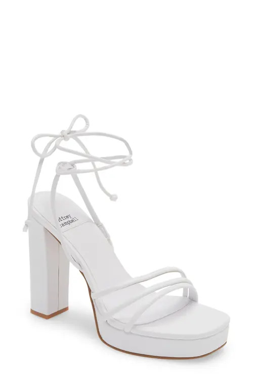 Jeffrey Campbell Presecco Sandal in White at Nordstrom, Size 5.5 | Nordstrom