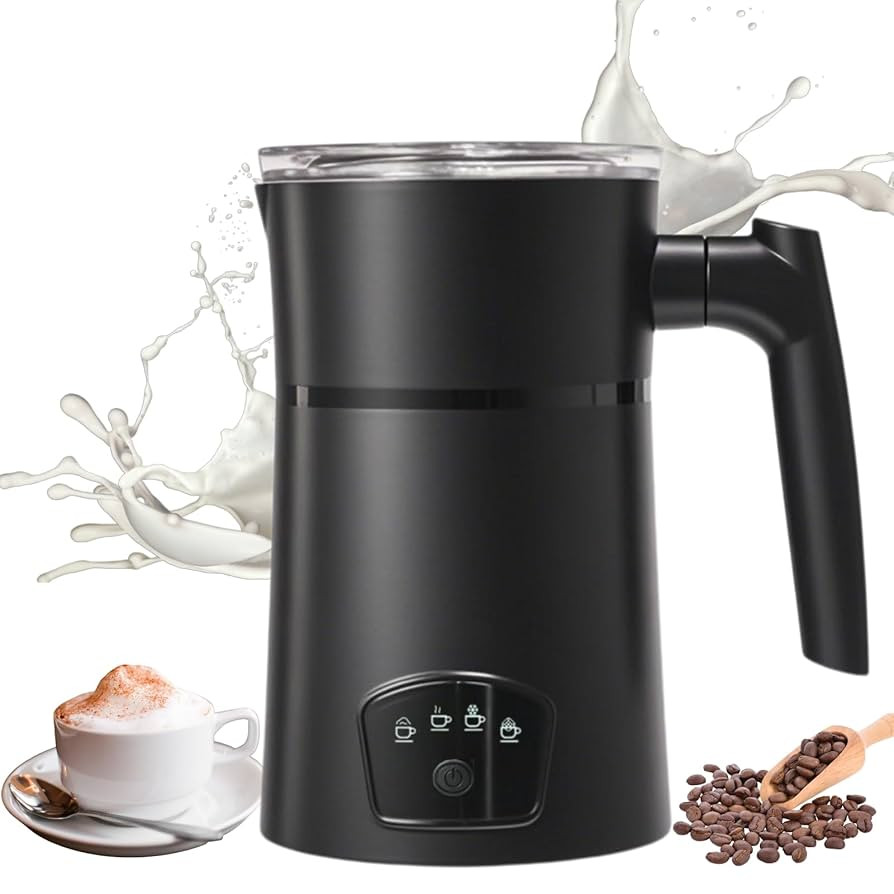 Milk Frother, Electric Milk Frother and Steamer, Frother for Coffee, Automatic 4-in-1 Cold Foam M... | Amazon (US)
