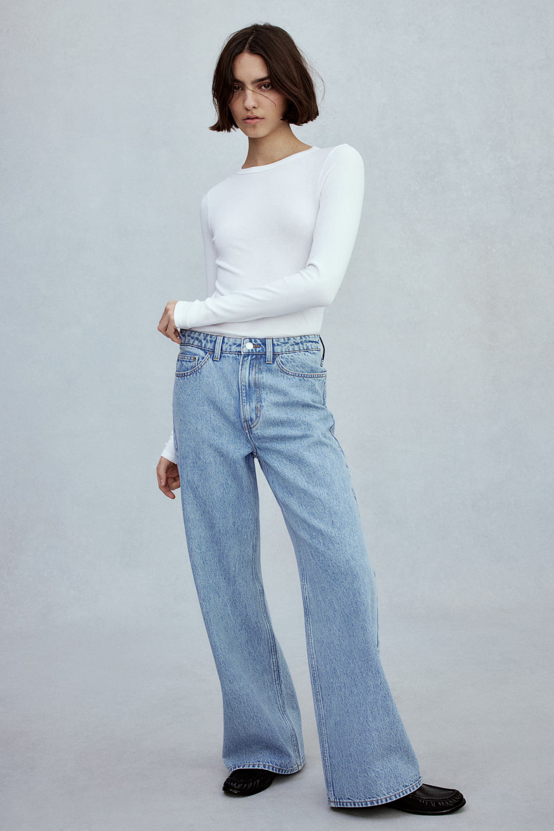 Wide Ultra High Jeans | H&M (UK, MY, IN, SG, PH, TW, HK)