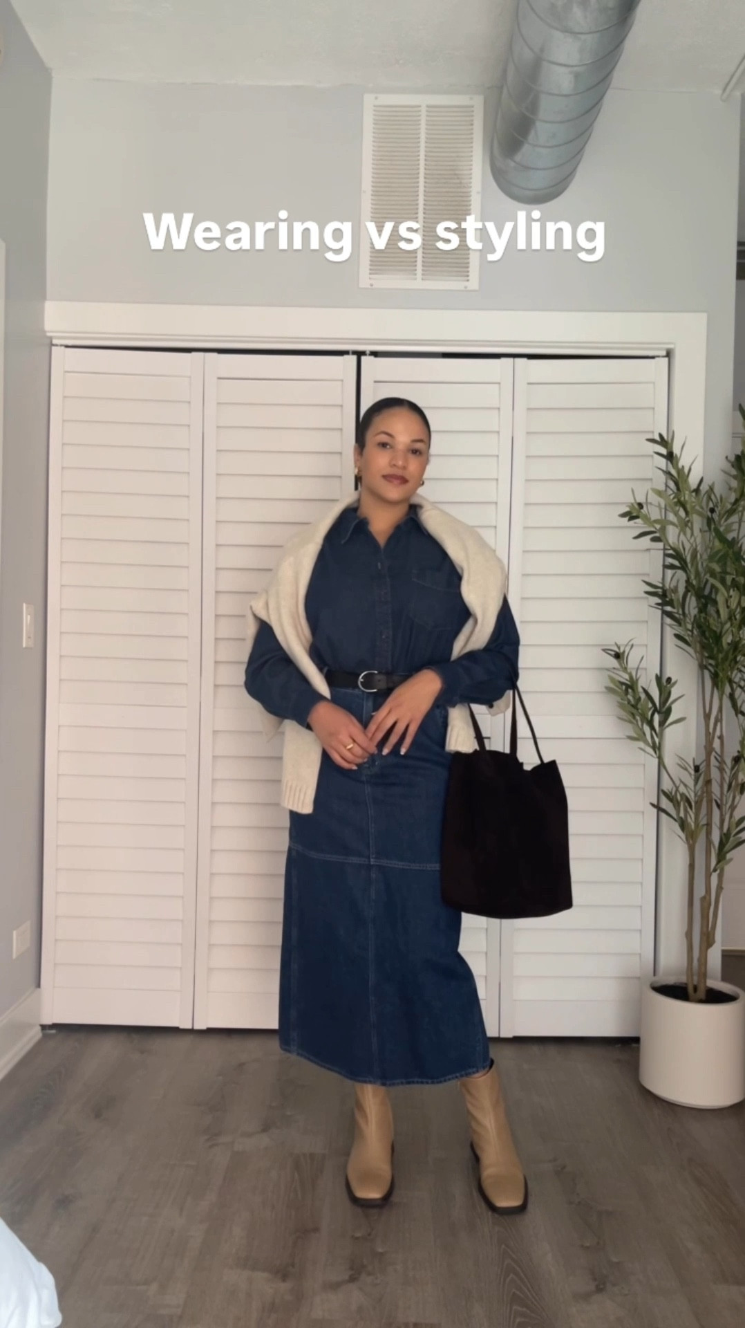 Fall style🍂 #denimoutfit

#LTKStyleTip #LTKShoeCrush #LTKItBag