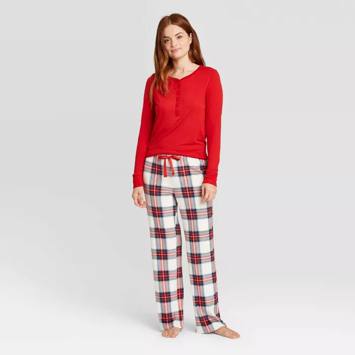 Women's Henley Pajama Set - Stars Above™ | Target