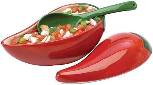 Prepworks by Progressive Salsa Bowl with Spoon - Great for Homemade Salsa and Pico De Gallo, Dips, P | Amazon (US)