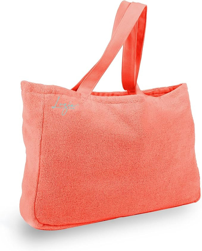 Luzia Beach and Pool Tote Bag - Extra Large, Reversible, Shoulder Bag - Made of Luxuriously Soft ... | Amazon (US)