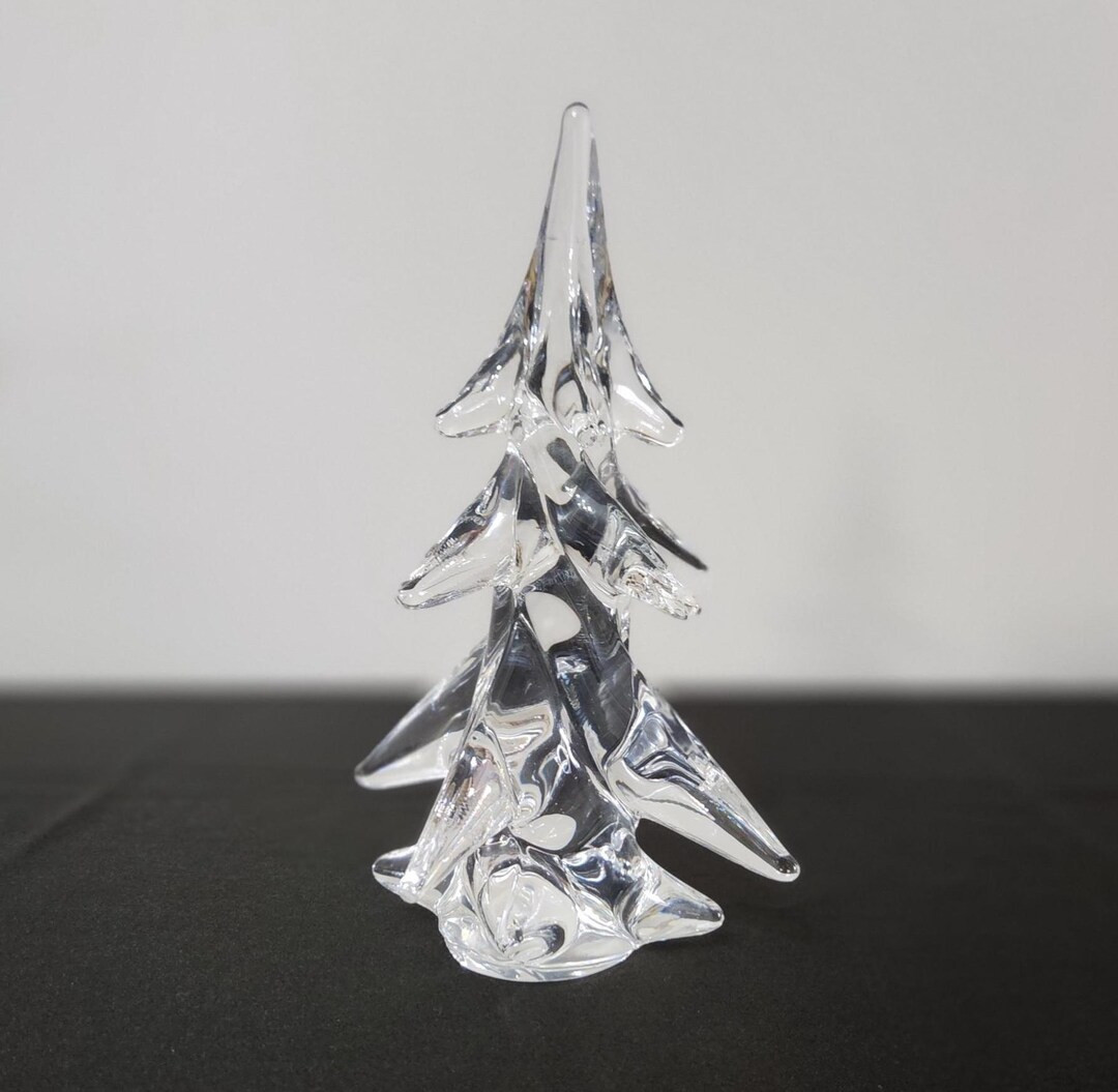 Vintage Toscany 24% Lead Crystal Christmas Tree Clear Glass Holiday Decor - Etsy | Etsy (US)