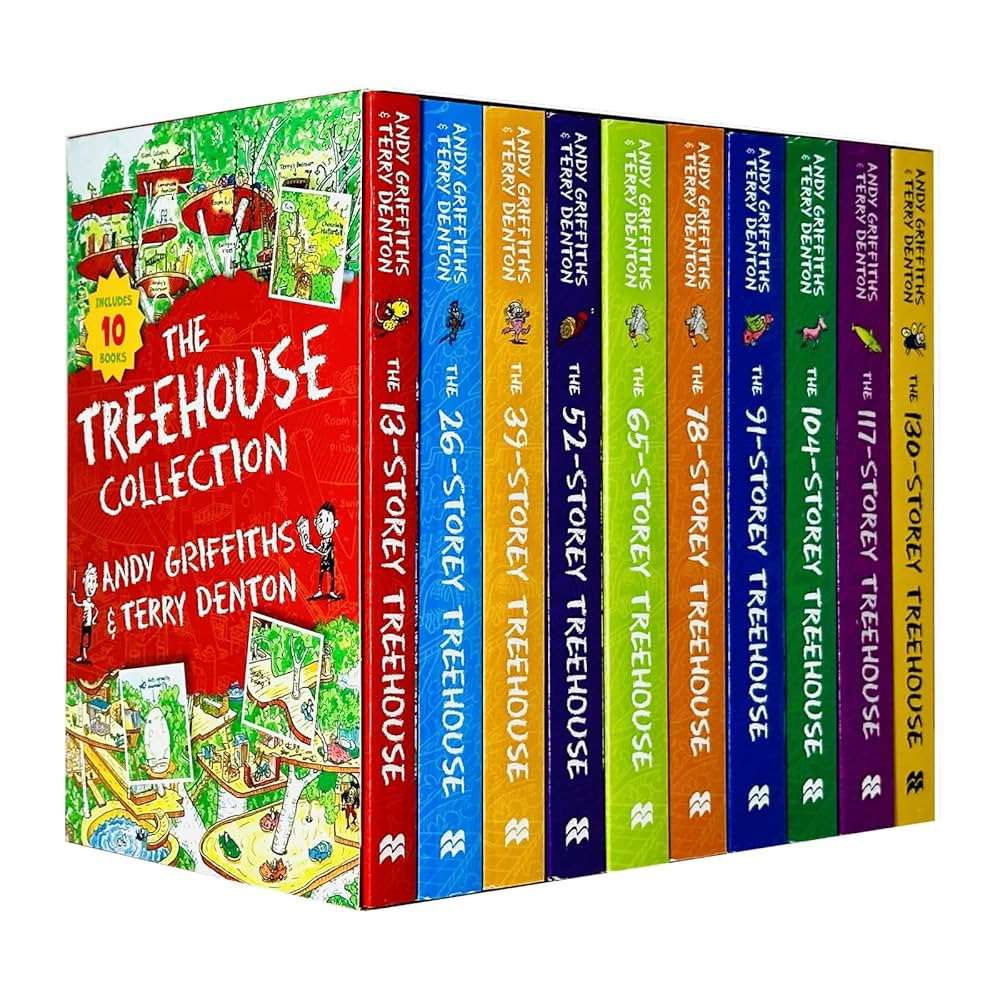 The Treehouse Series 10 Books Collection Set By Andy Griffiths (Storey-Treehouse-13,26,39,52,65,7... | Amazon (US)