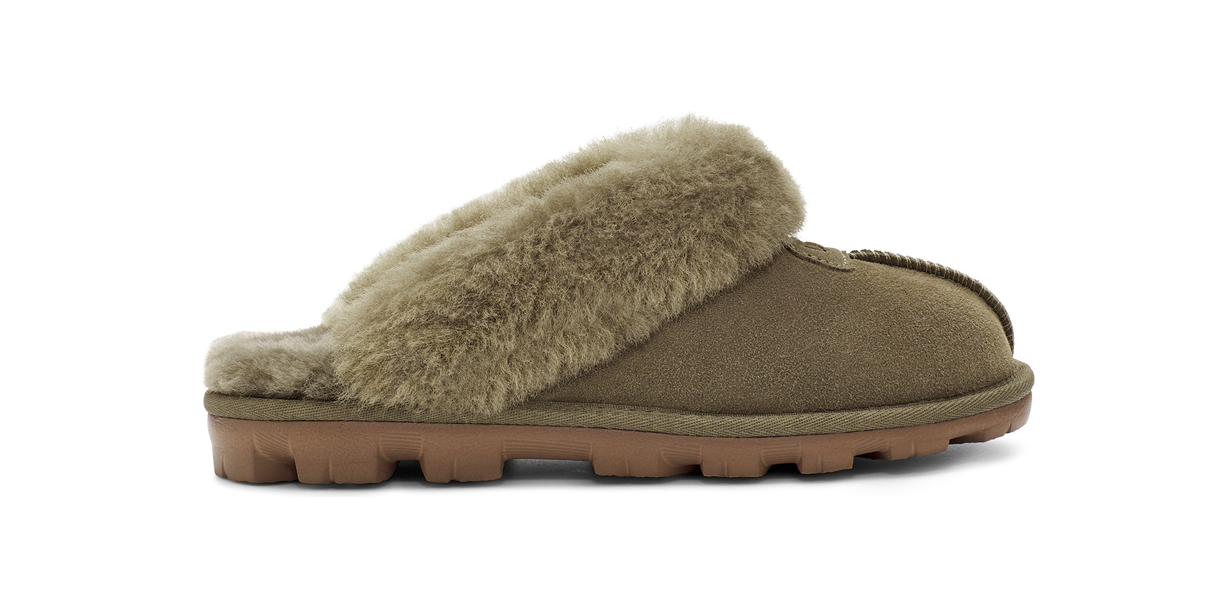 UGG Women's Coquette Slipper Sheepskin Slippers in Burnt Olive, Size 5 | UGG (US)