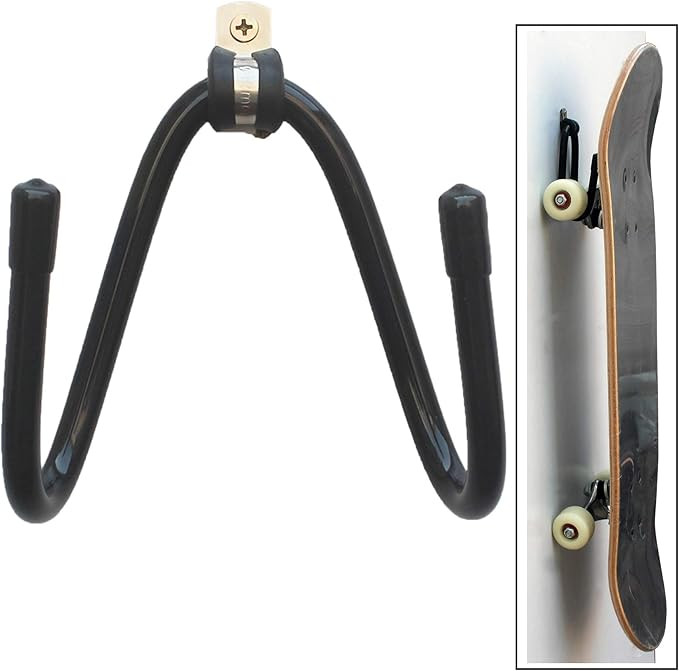 Skateboard Wall Hanger Wall Storage Clip Skateboard Wall Rack Wall Mount - for Skateboard and Lon... | Amazon (US)