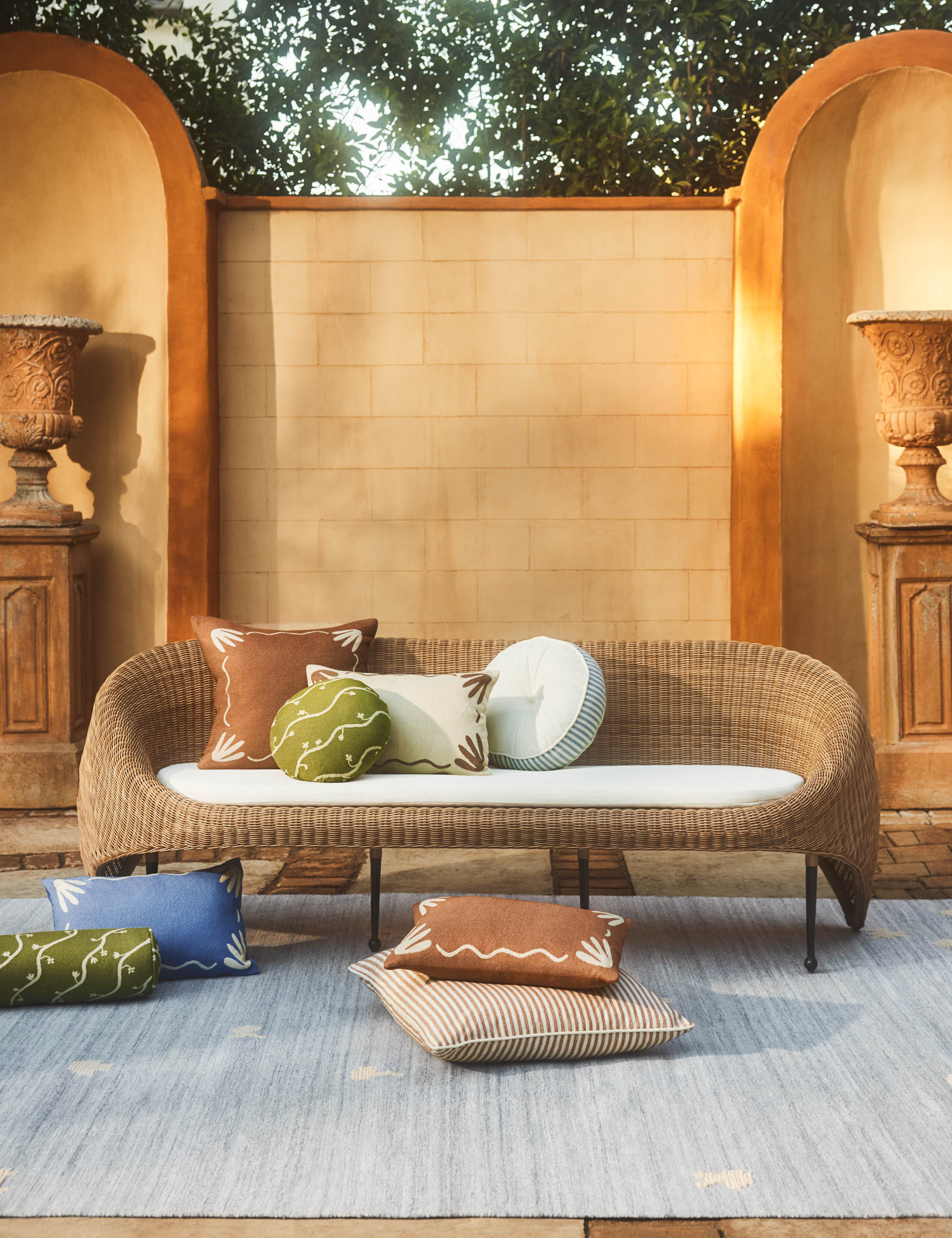 Satu Indoor / Outdoor Pillow by Sarah Sherman Samuel | Lulu and Georgia 